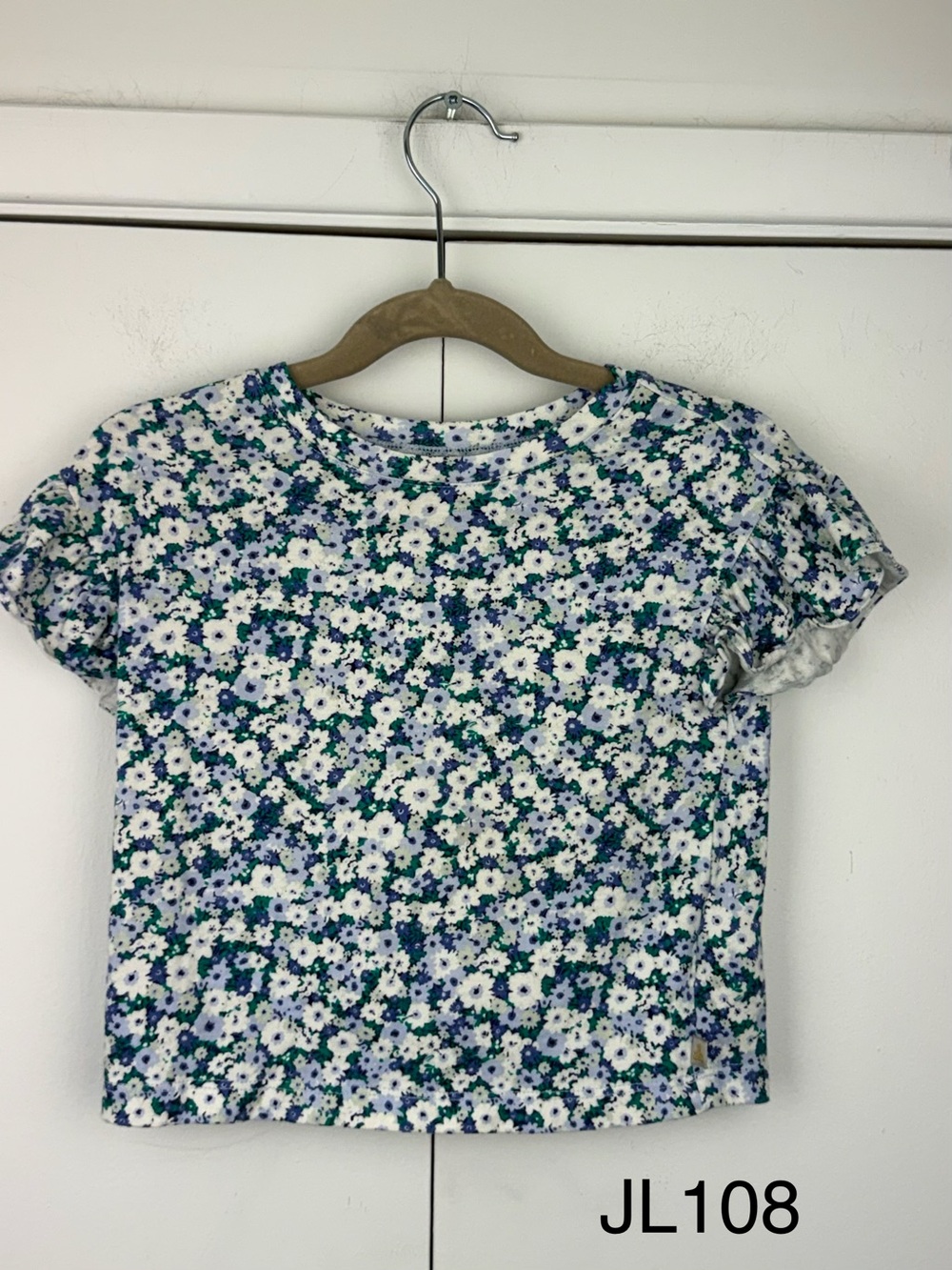 Baby Gap Brannan’s Favorites Floral Ruffle Sleeve Top 3Y